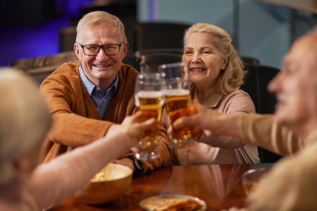 Seniors-Enjoying-Beer